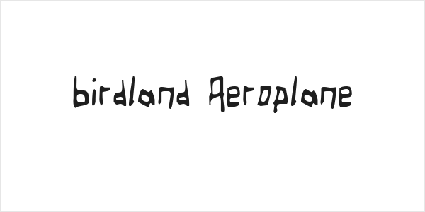 Birdland Aeroplane Logo