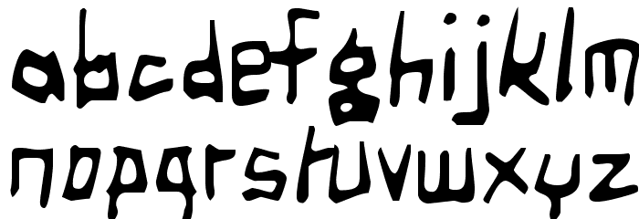 Birdland Aeroplane Font LOWERCASE