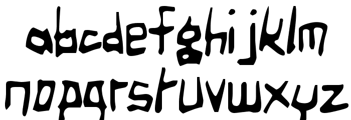 BirdlandAeroplane-Regular Font LOWERCASE