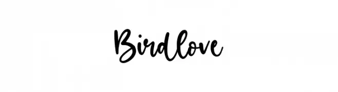 Birdlove  Скачать бесплатные шрифты