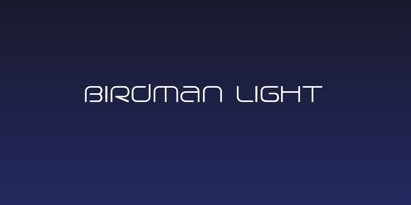 Birdman Light Social Header