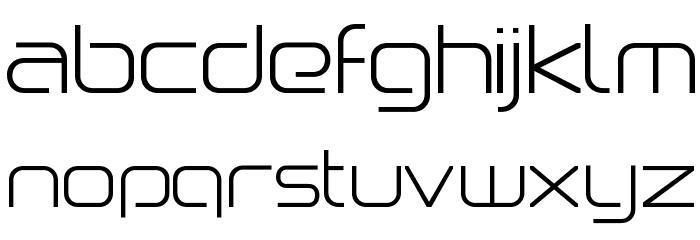 Birdman Light Font LOWERCASE
