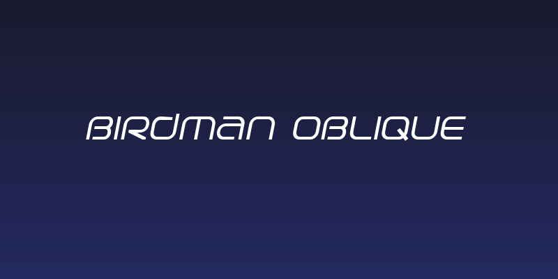 Birdman Oblique Social Header