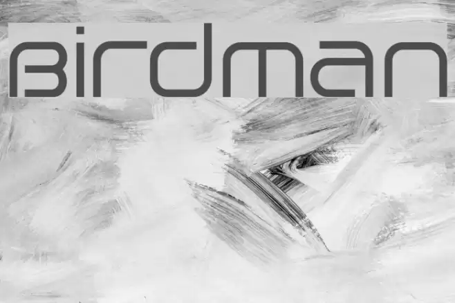 Birdman Font examples