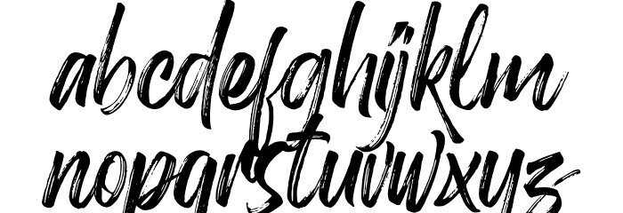 Birdrockers Font LOWERCASE