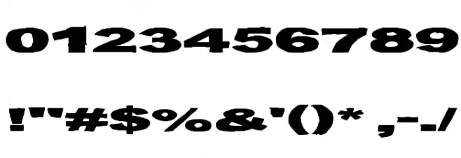 Birds Requiem Svart Font OTHER CHARS