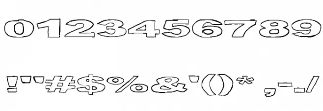 Birds Requiem Font OTHER CHARS