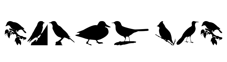 Birds TFB  नि: शुल्क फ़ॉन्ट्स डाउनलोड