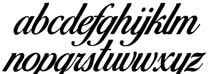 Birds of Paradise - Personal use Only Font LOWERCASE
