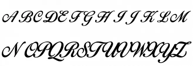 Birds of Paradise Font UPPERCASE