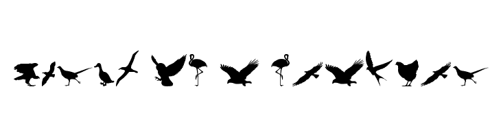 Birds of a Feather  Frei Schriftart Herunterladen