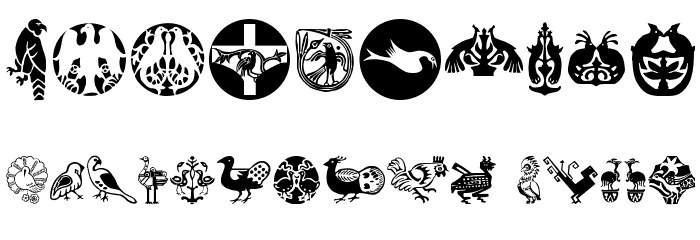 BirdsBirds Font OTHER CHARS