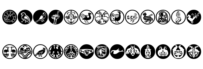 BirdsBirds Font LOWERCASE