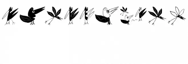 BirdsEtcetera Font OTHER CHARS