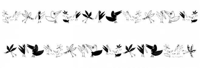 BirdsEtcetera Fuentes MAYÚSCULAS
