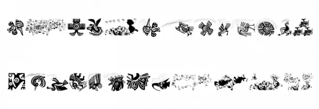 BirdsInfluenced Font LOWERCASE