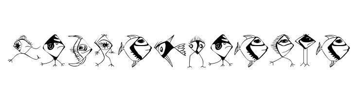BirdsNFishes Font