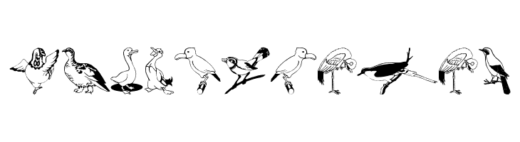 BirdsOSeven  les polices de caractères gratuit tlcharger