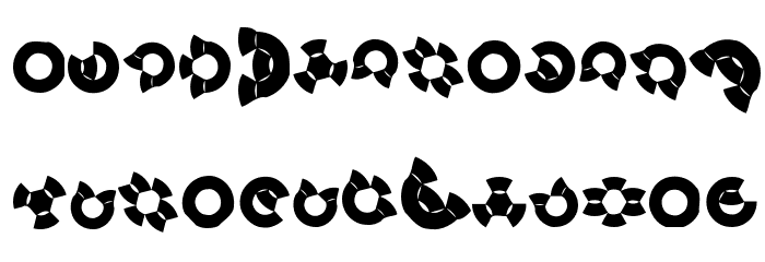 BirdsSinging Font LOWERCASE