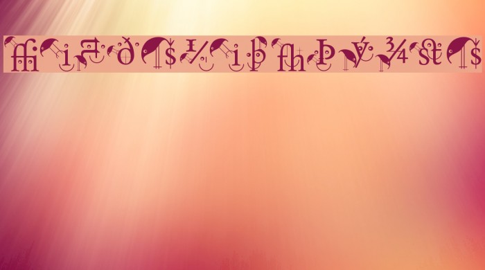 BirdsWithTypes Font examples