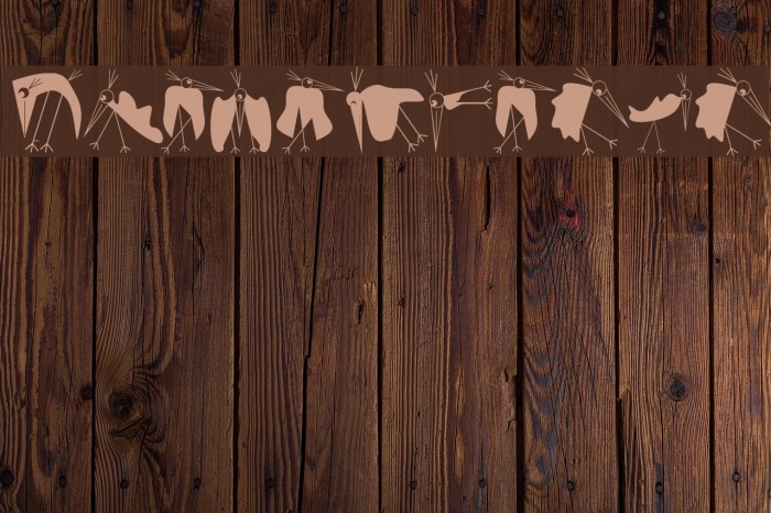 BirdsXtreme Font examples