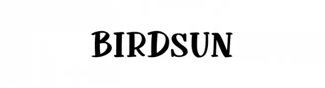 Birdsun  baixar fontes gratis