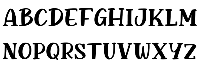 Birdsun Font LOWERCASE