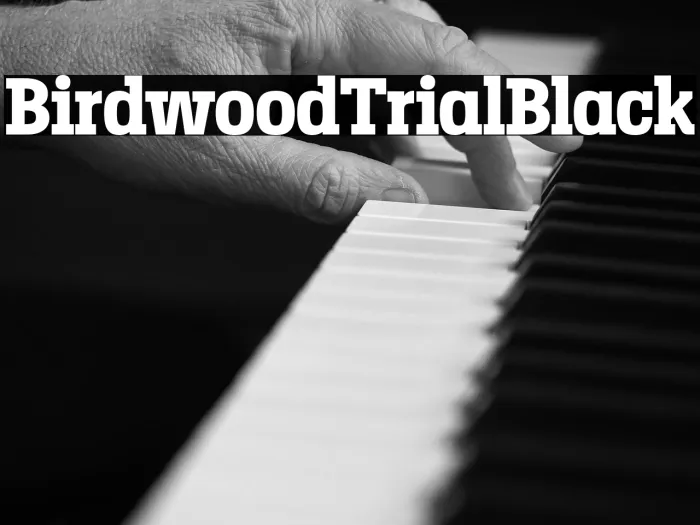 Birdwood Trial Black Example 3