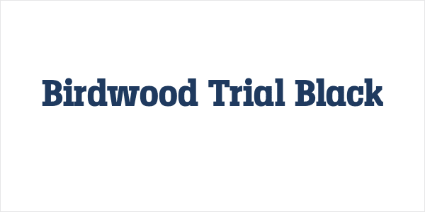 Birdwood Trial Black Logo