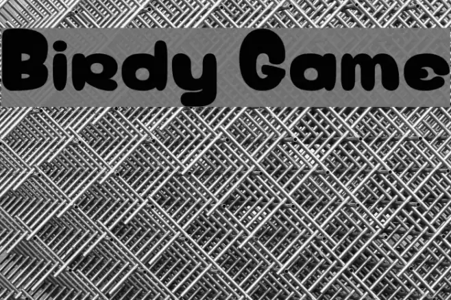 Birdy Game Font examples