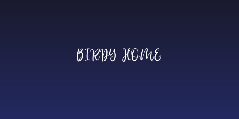 Birdy Home Social Header
