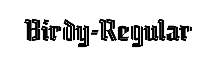 Birdy-Regular  لخطوط تنزيل