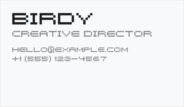Birdy Business Card