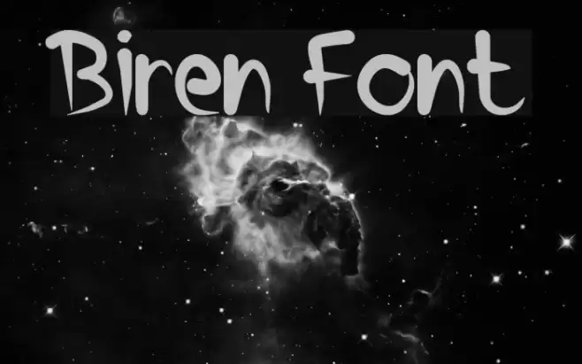 Biren Font examples