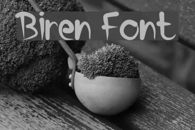 Biren Font examples