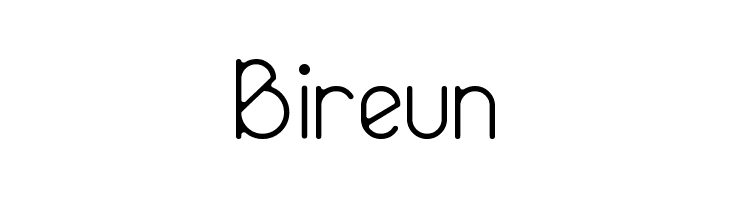 Bireun Font