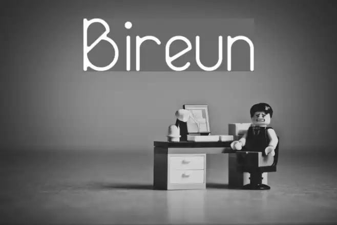 Bireun Font examples