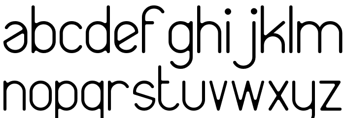 Bireun Font LOWERCASE