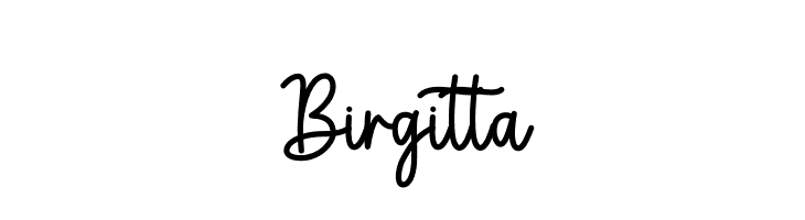 Birgitta  免费字体下载
