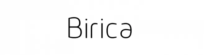 Birica  font caratteri gratis