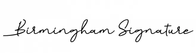 Birmingham Signature  لخطوط تنزيل