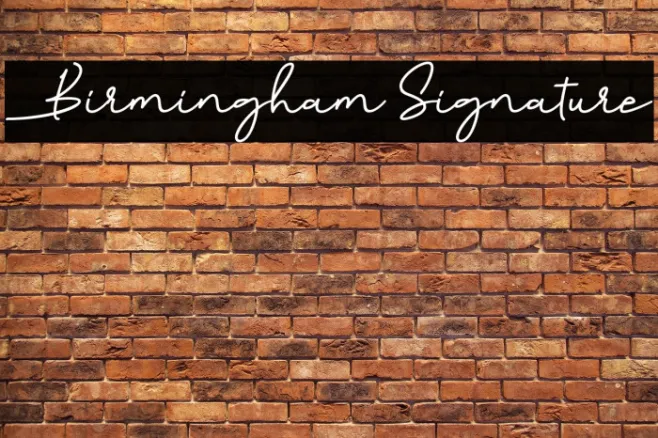 Birmingham Signature Example 1