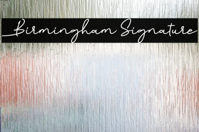 Birmingham Signature Example 2