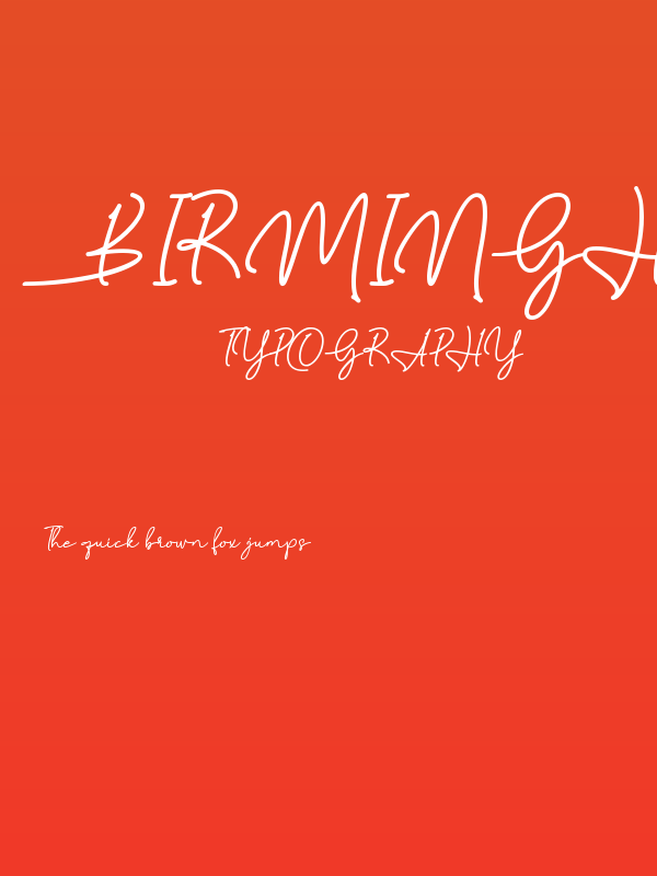 Birmingham Signature Poster