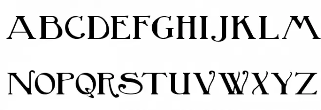 BirminghamBold Font LOWERCASE