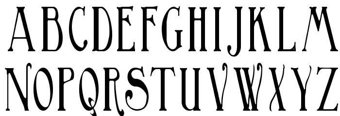 BirminghamElongated Font LOWERCASE