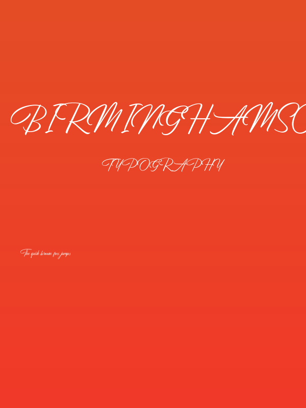 BirminghamScriptDemo Poster