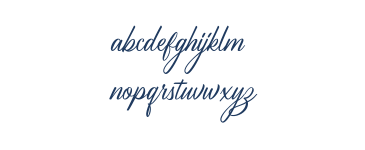 BirminghamScriptDemo Lowercase