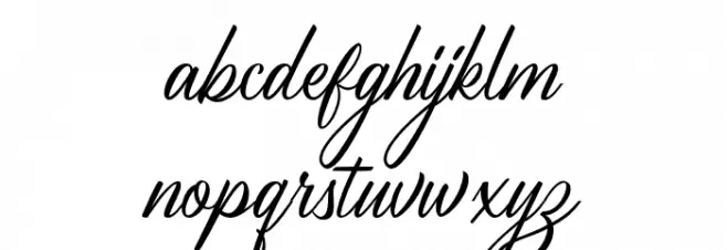 BirminghamScriptDemo Font Litere mici