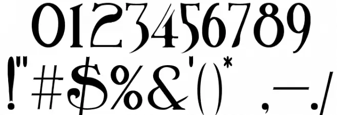 BirminghamTitling خط محارف أخرى